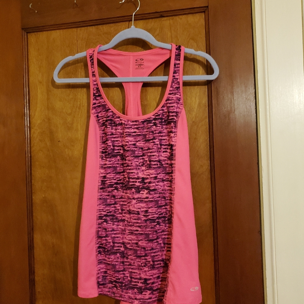 Champion racerback top in pink small